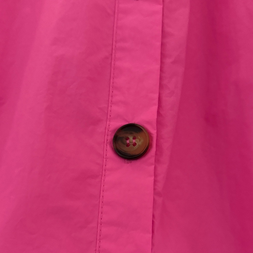 Hot Pink Embroidered Puff-Sleeve Blouse - Picture 5 of 10